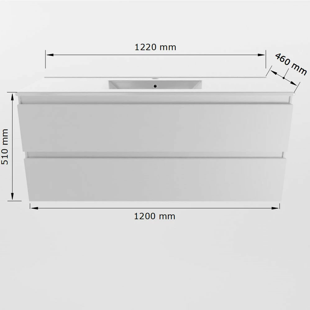 Mondiaz Aivy Badmeubel 120cm Chai Met Wastafel Keramiek Wit Glans 1 Kraangat En Spiegelkast - Afbeelding 7