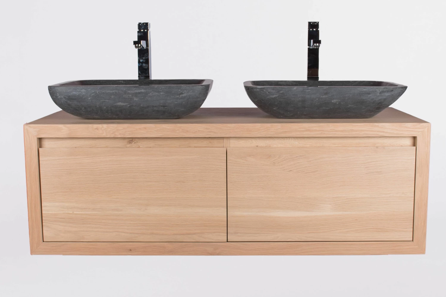 B-Stone Livingstyle Badkamermeubel 120cm Massief Eiken - Afbeelding 4