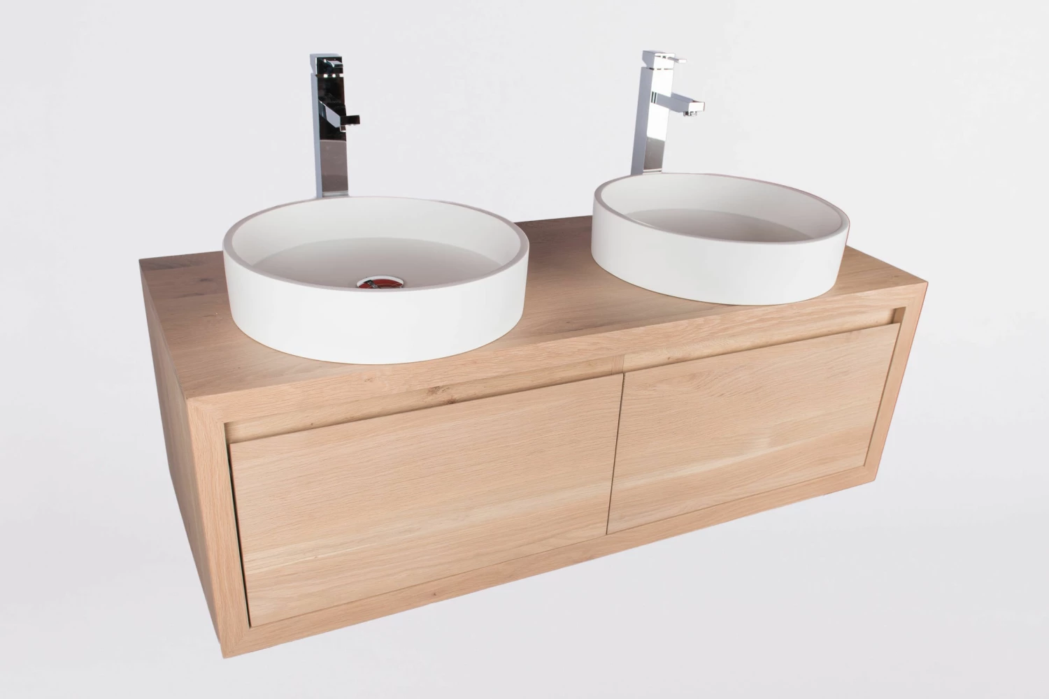 B-Stone Livingstyle Badkamermeubel 120cm Massief Eiken - Afbeelding 2