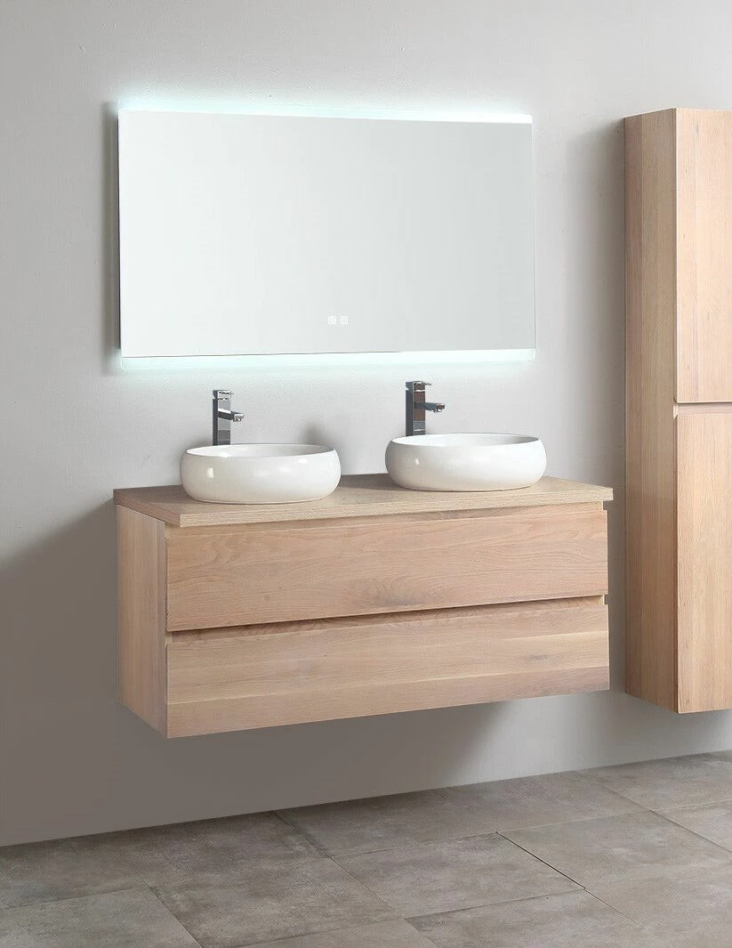 B-Stone Natural Badkamermeubel 120cm Eiken - Afbeelding 4