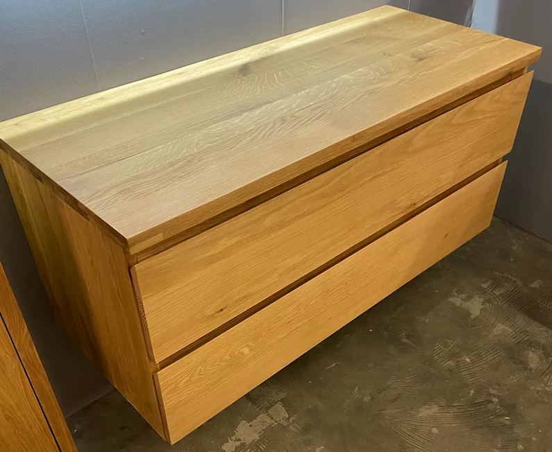 B-Stone Natural Badkamermeubel 120cm Eiken - Afbeelding 2