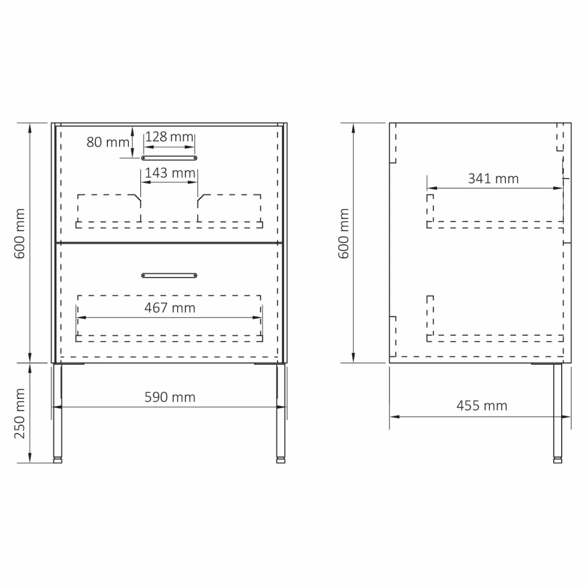 Differnz Legs Meubelset 60cm Groen - Afbeelding 5
