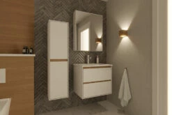 Differnz Providence Badmeubelset 60cm Wit