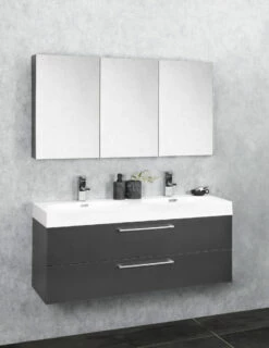 Differnz Somero Badmeubelset 120cm Antraciet