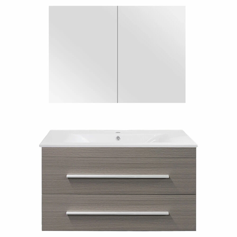 Differnz Style Meubelset 90cm Grijs Eiken