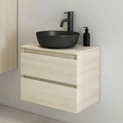 Fontana Proma Badkamermeubel 60cm Zonder Kom Beach Eiken