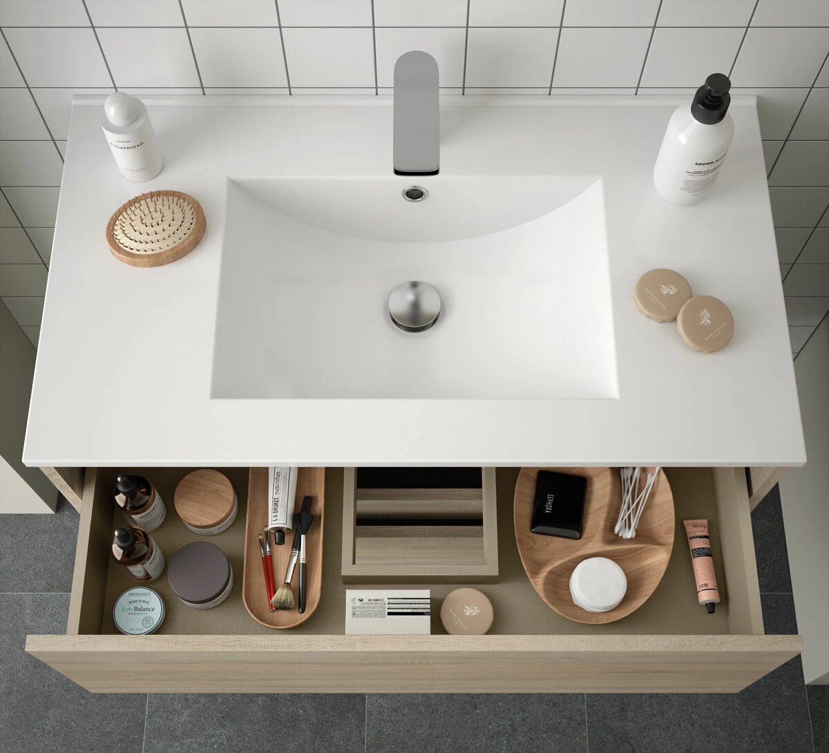 Muebles Project Badmeubel Caledonia 140cm - Afbeelding 2