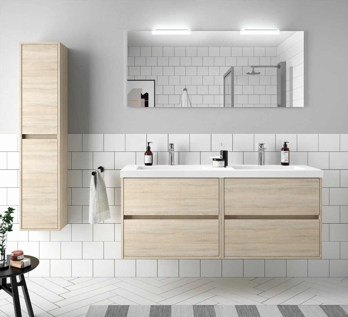 Muebles Project Badmeubel Caledonia 140cm