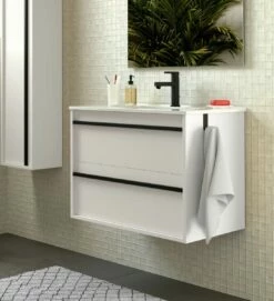 Muebles Resh Badkamermeubel 70cm Wit Mat