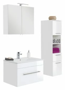 Saniclear Viva Badmeubelset 3-delig 75cm Wit