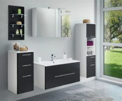 Saniclear Viva Badmeubelset 5-delig 100cm Zwart