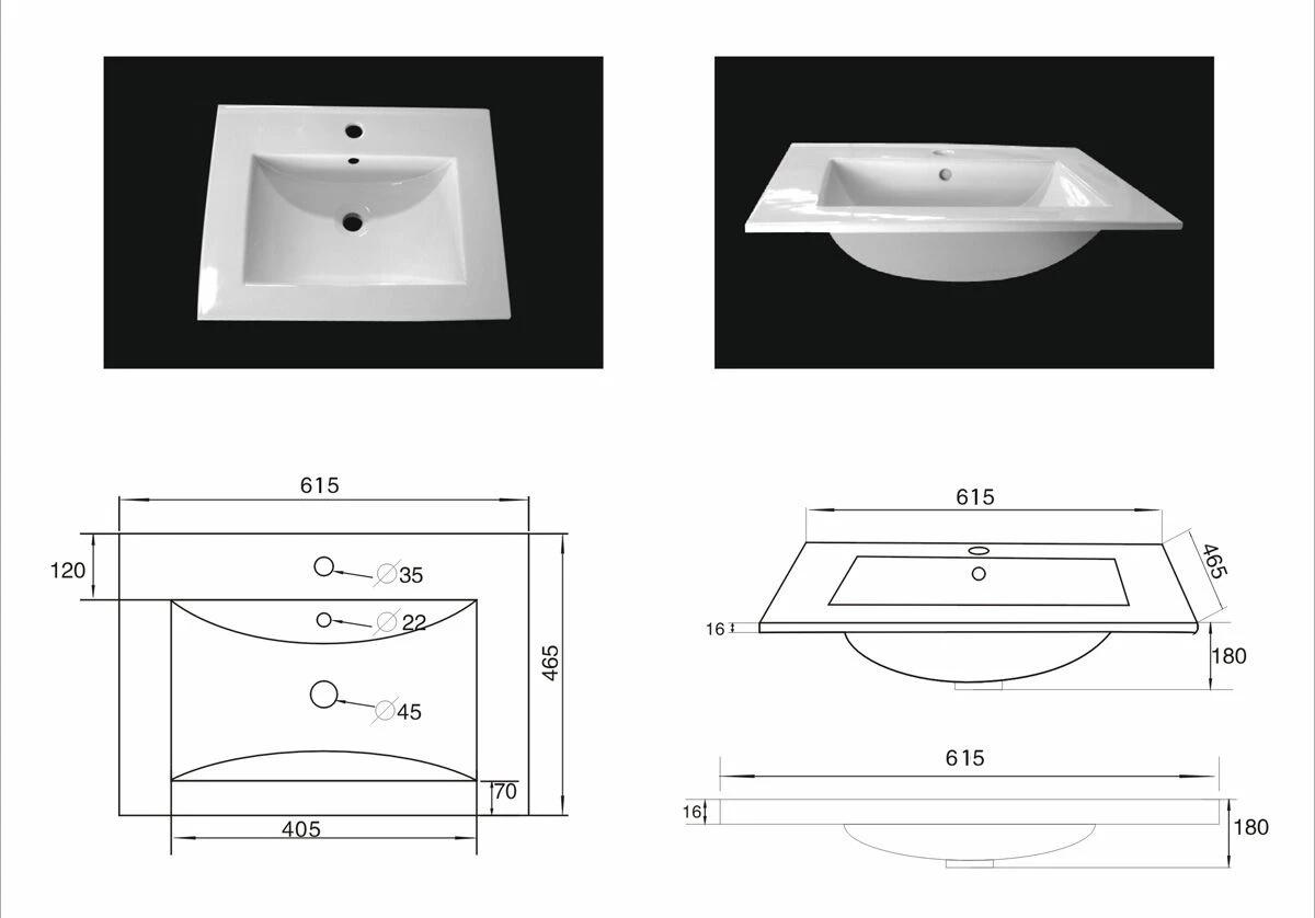 Saniclear Viva Badmeubelset 5-delig 60cm Antraciet - Afbeelding 10