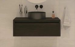 SaniGoods Alvares Badmeubel 100cm Zonder Waskom Eiken Charcoal