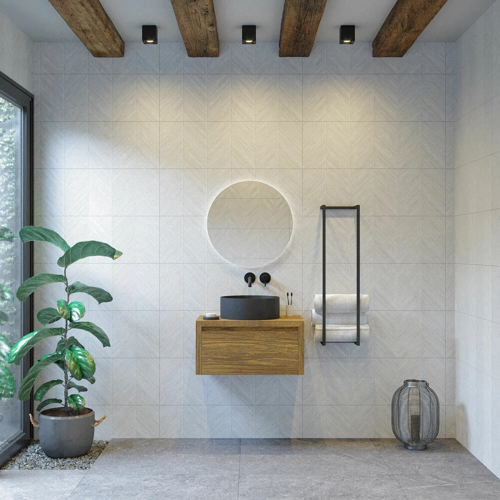 SaniGoods Alvares Badmeubel 60cm Zonder Waskom Eiken Castle Brown - Afbeelding 3