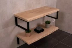 SaniGoods Massief Eikenhouten Badmeubel 50cm